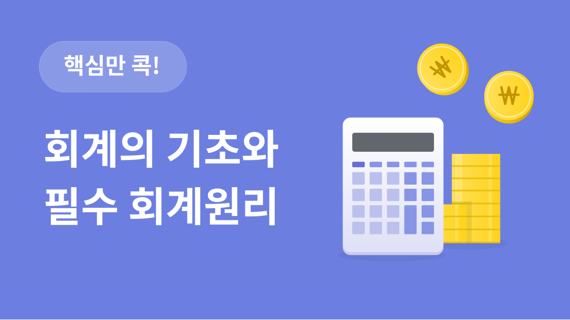 핵심만 콕! 회계의 기초와 필수 회계원리 과정 썸네일